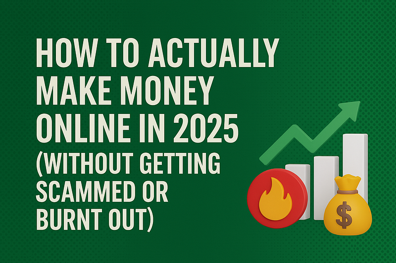 How to Actually Make Money Online in 2025 (Without Getting Scammed or Burnt Out)