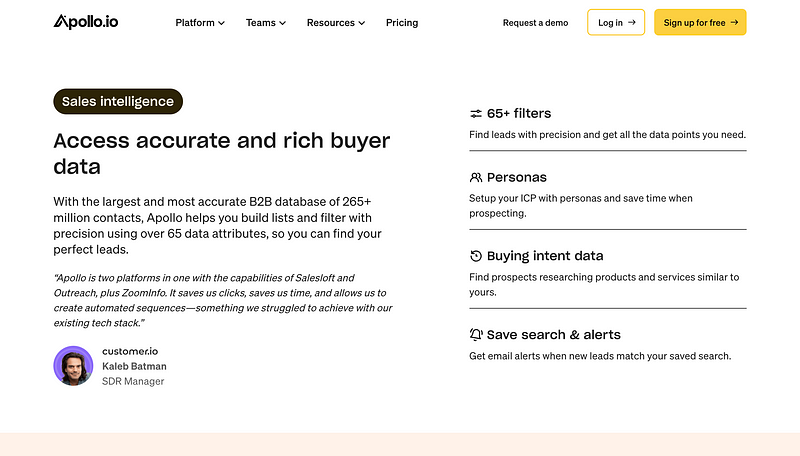Maximizing Apollo.io to Offer Enhanced Webflow Agency Services