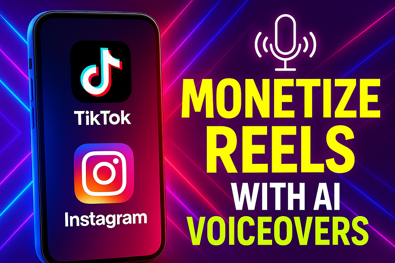 Monetize TikTok or Instagram Reels Using AI Voiceovers