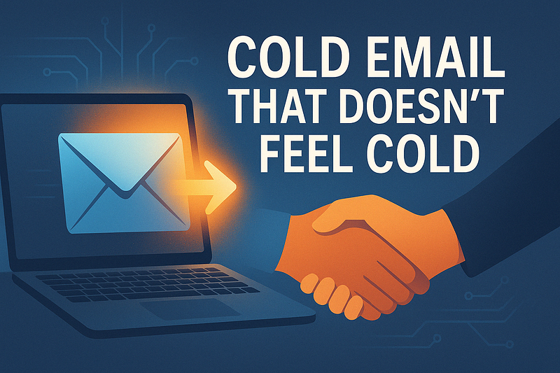 Cold Email That Doesn’t Feel Like Cold Email: A 2025 Playbook for Agencies & B2B Service Firms