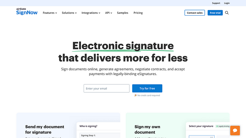 Improving Workflows with SignNow