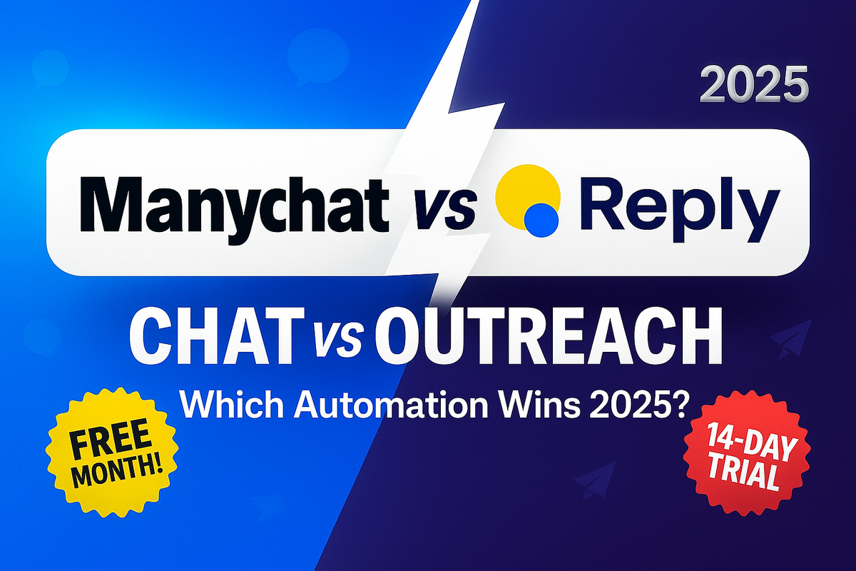 ManyChat vs Reply.io (2025): Best Tool for Chat & Sales Automation?