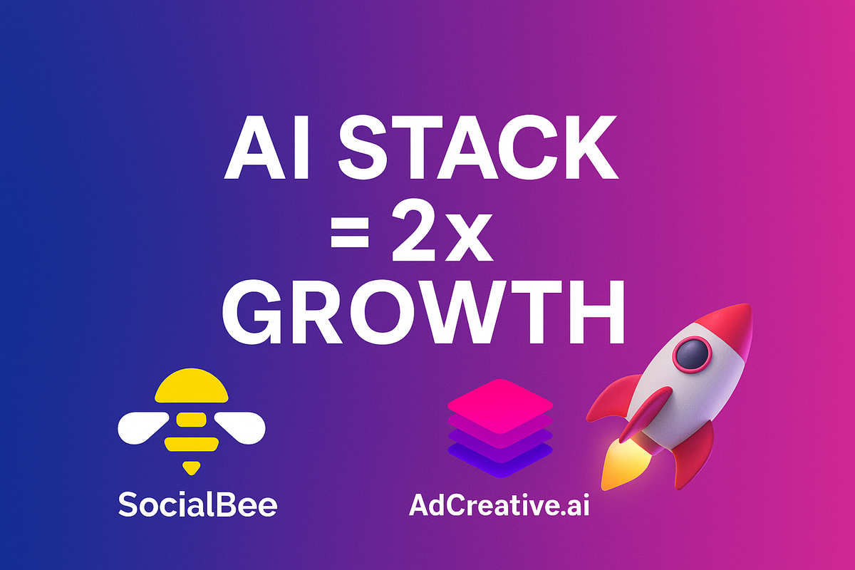Build an End-to-End AI Marketing Stack: SocialBee + AdCreative.ai Workflow to 2× Engagement & 40% ROAS