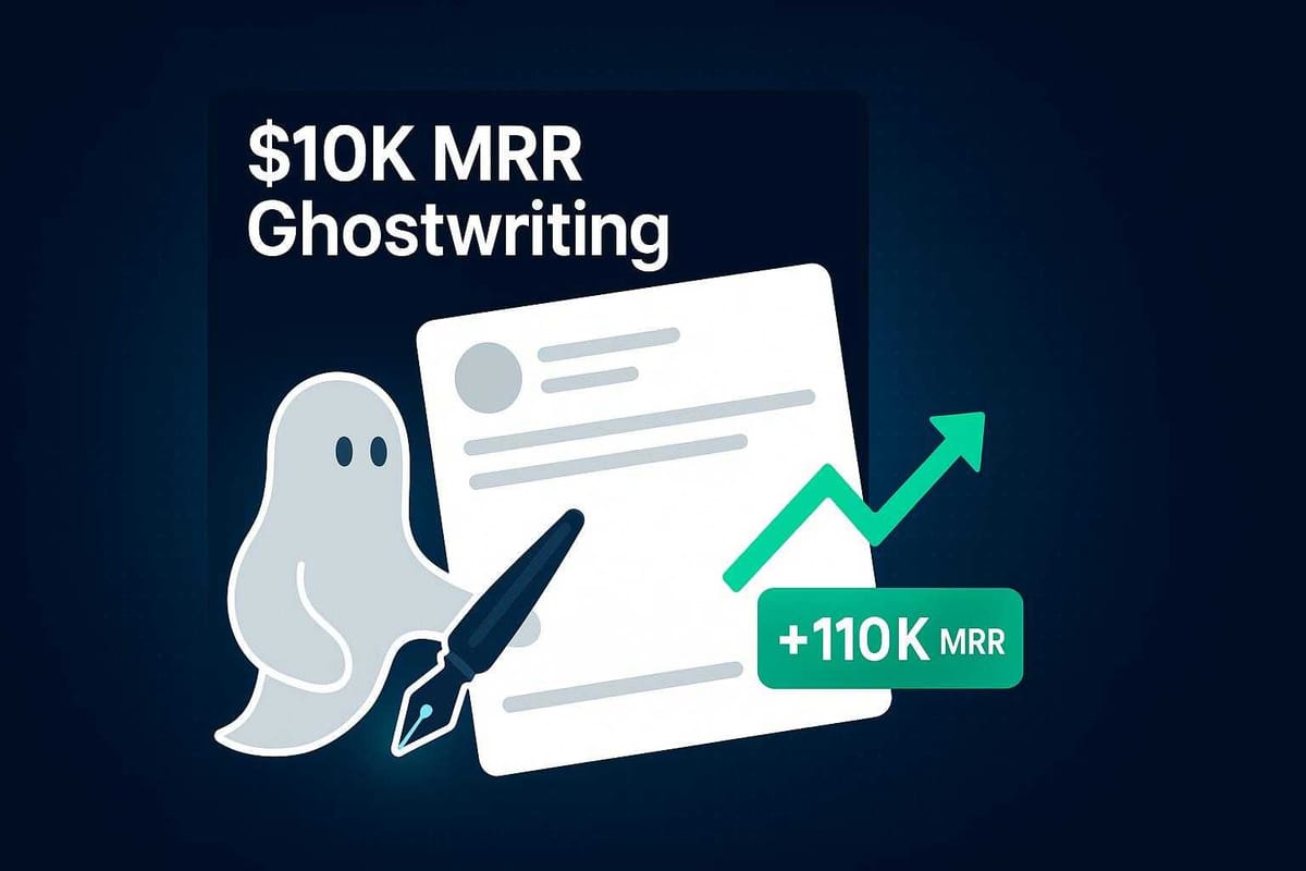 LinkedIn Ghostwriting for Executives – The Hidden $10K MRR Solo-Service Trend