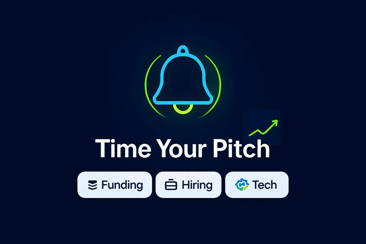 Trigger-Based Outreach for B2B Freelancers: Use Apollo's Funding, Hiring & Tech Signals to Win Startup Clients