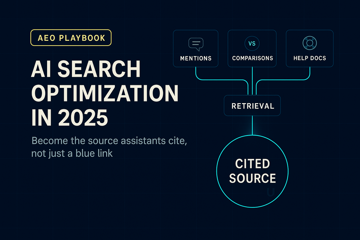 AI Search Optimization in 2025: A Practical Guide to Answer Engine Visibility