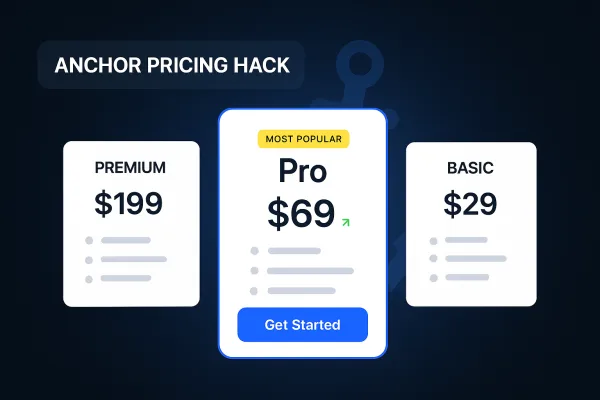 Anchor Pricing Hack: How Solo SaaS Founders Boost Conversions with a Decoy Plan