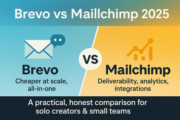 Brevo vs. Mailchimp (2025): The No‑Fluff Guide for Solo Businesses and Small Teams