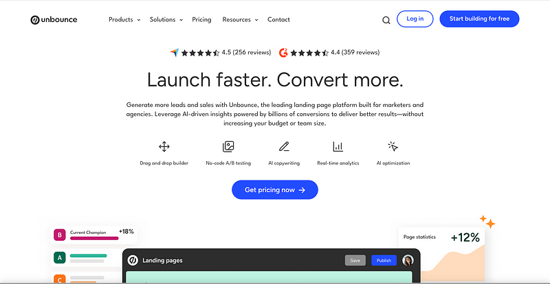 Unbounce vs. Leadpages: Which One is Best for Your Marketing Agency?