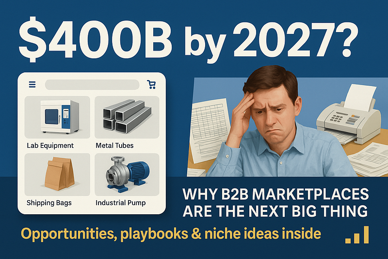 The Rise of B2B Marketplaces: Why They’re Growing Fast, Where Opportunities Are, and How to Build…