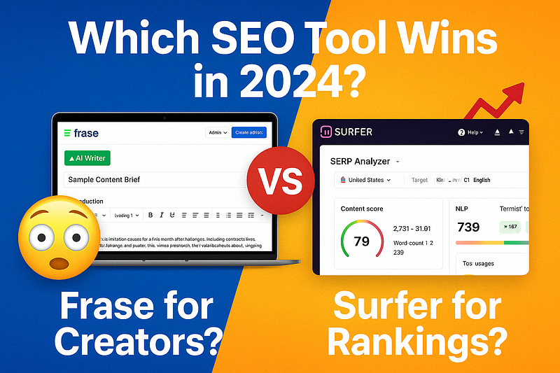 Frase vs. Surfer SEO: Which Tool is Best for You?