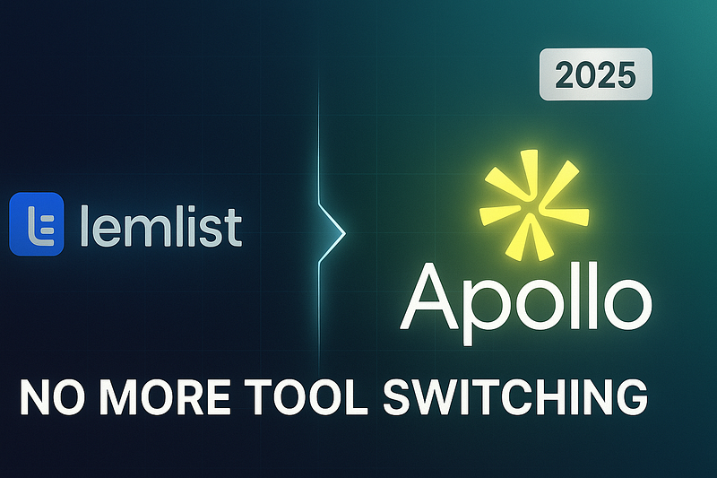 2025 Update- Apollo Has Outgrown Lemlist: Run End-to-End Outreach on One Platform