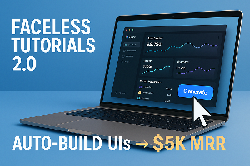Faceless Tutorials 2.0 — Build AI How-Tos with GPT-4o & Figma