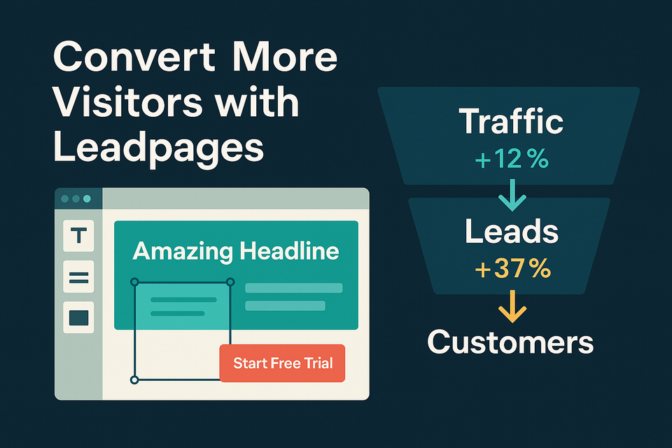 Leadpages Landing Page Builder: Turn Visitors into Customers — 2025 CRO Guide