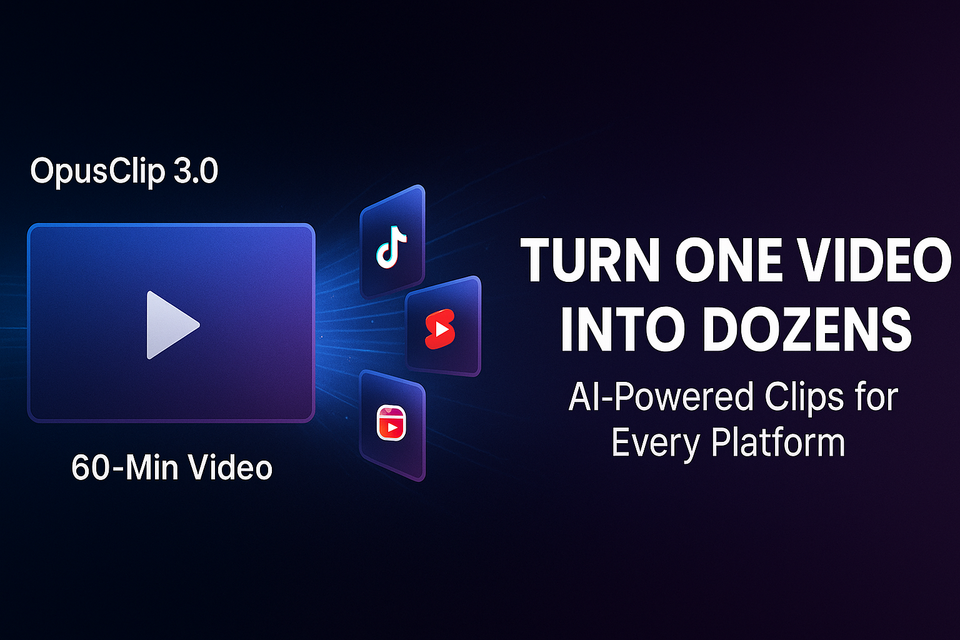 OpusClip Review 2025: Turn One Video into 30 Viral Shorts with AI